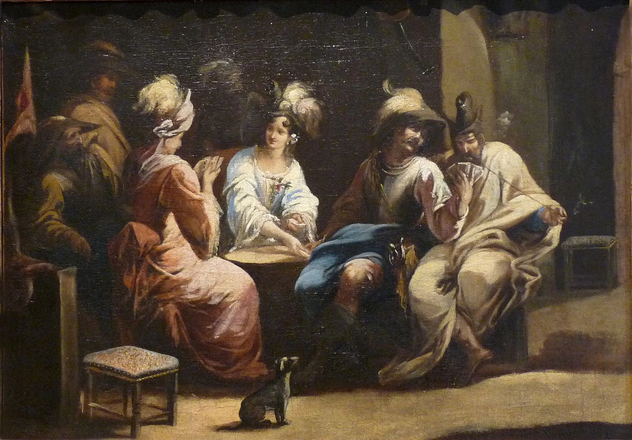 Giocatori di carte - Musée des Beaux, Arts de Strasbourg